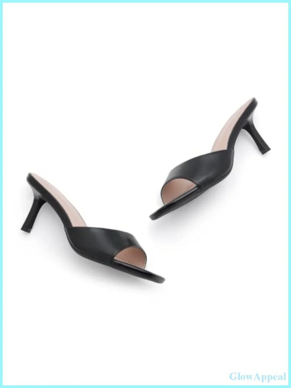 Women's Dressy Heeled Slides Mules Kitten Heels Stiletto Open Toe Slip-On
